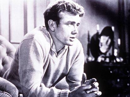El actor James Dean, en la película 'Al este del edén', de 1955.