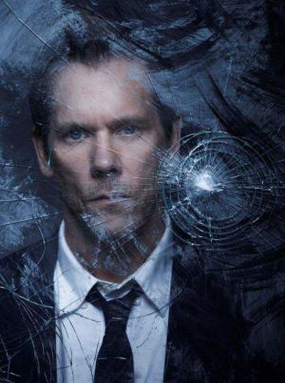 El actor estadounidense Kevin Bacon en la serie 'The following'.