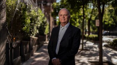 Enrique Krauze, el pasado 7 de julio en Madrid.