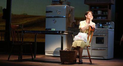 Kelli O'Hara en la adaptación musical de 'Los puentes de Madison'.