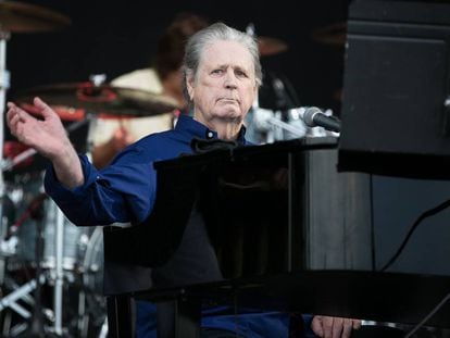 Brian Wilson durante su concierto en el Primavera Sound.