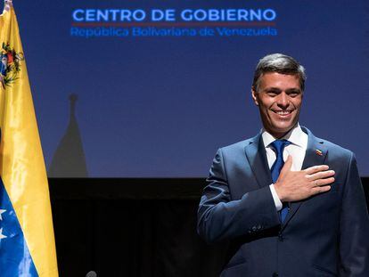 El político venezolano Leopoldo López, en el Circulo de Bellas Artes de Madrid este martes.