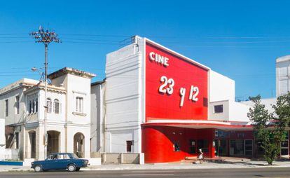 Cine 23 y 12, en el barrio de Vedado (La Habana).