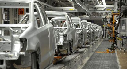 Planta de Volkswagen en Landaben (Navarra).