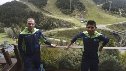 Valverde y Nairo en Andorra el pasado septiembre.