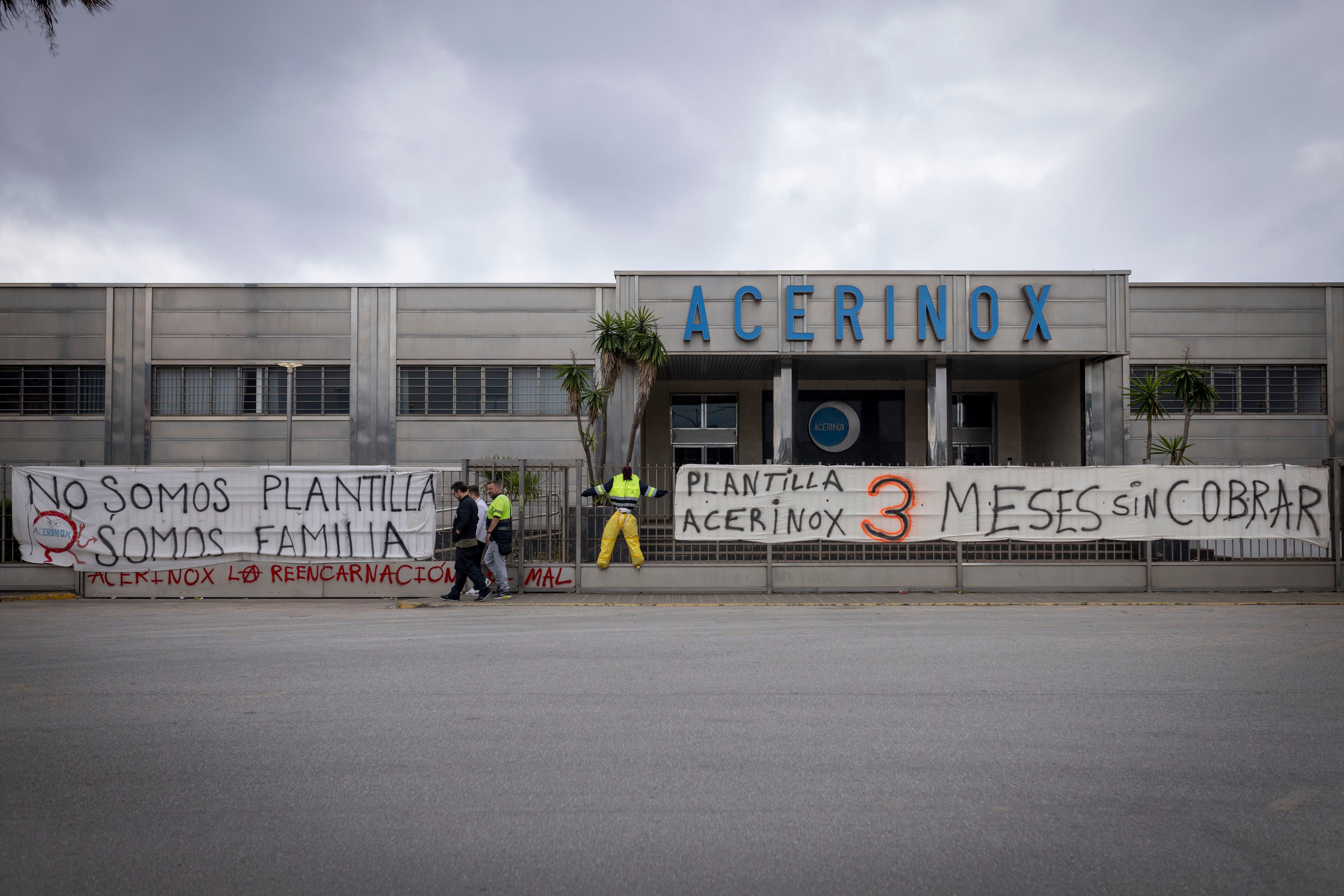 El estoicismo de sobrevivir a 100 días de huelga en Acerinox