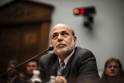 El rpesidente de la Fed, Ben Bernanke.