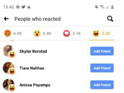 Facebook investiga cientos de perfiles falsos que daban ‘like’ a mensajes del Ministerio de Sanidad