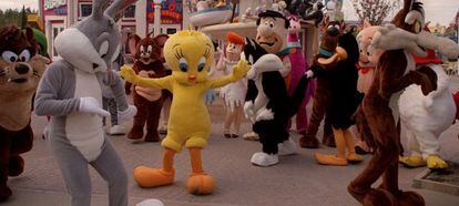 Inauguración del parque Warner en 2002.
