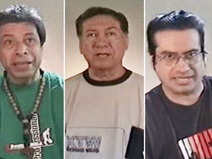 Desde la izquierda, Fabio Arizmendi, Carlos Charry, Alberto Quintero, Juan Carlos Narváez y Francisco Giraldo.