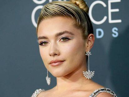 Florence Pugh, en los Critics Choice Awards. En vídeo, el tráiler de 'Mujercitas'.