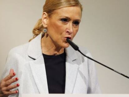 La presidenta de Madrid, Cristina Cifuentes.