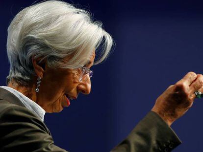 Christine Lagarde, presidenta del BCE 