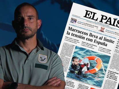 Entrevista de 'Yo fui portada' al Guardia Civil que rescató a un bebé del mar en Ceuta, Juan Francisco Valle.