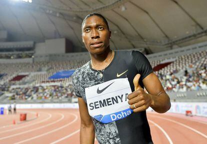La atleta Caster Semenya.