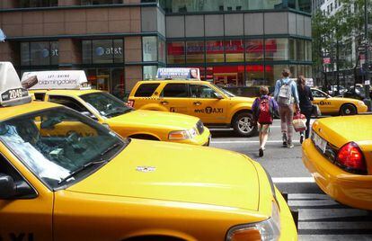 Nueva York tiene una flota de taxis de 13.000 vehículos.