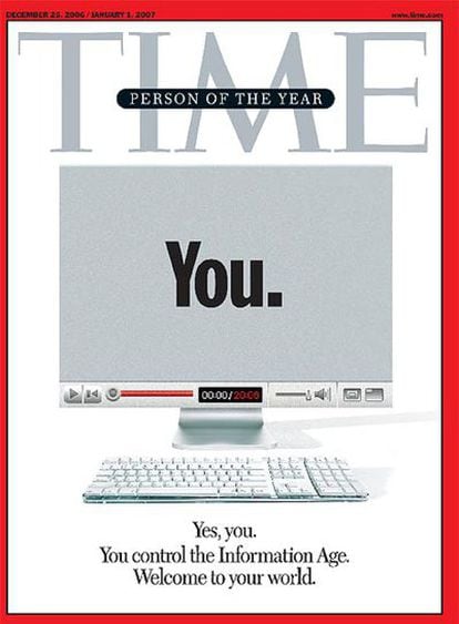 La original portada del último número de la revista <i>Time</i>.