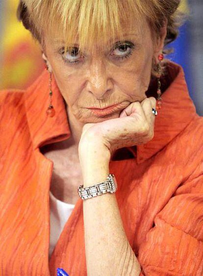 La vicepresidenta del Gobierno, Fernández de la Vega.