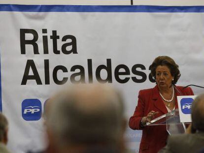 La candidata del PP a la Alcald&iacute;a de Valencia, Rita Barber&aacute;.