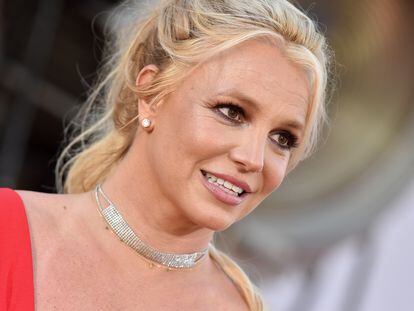 Britney Spears en la presentación de la película 'Érase una vez en Hollywood', en Los Ángelés en julio de 2019.