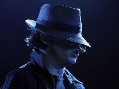 Jack White, en su actuación en el Hackney Weekend de Londres en junio.