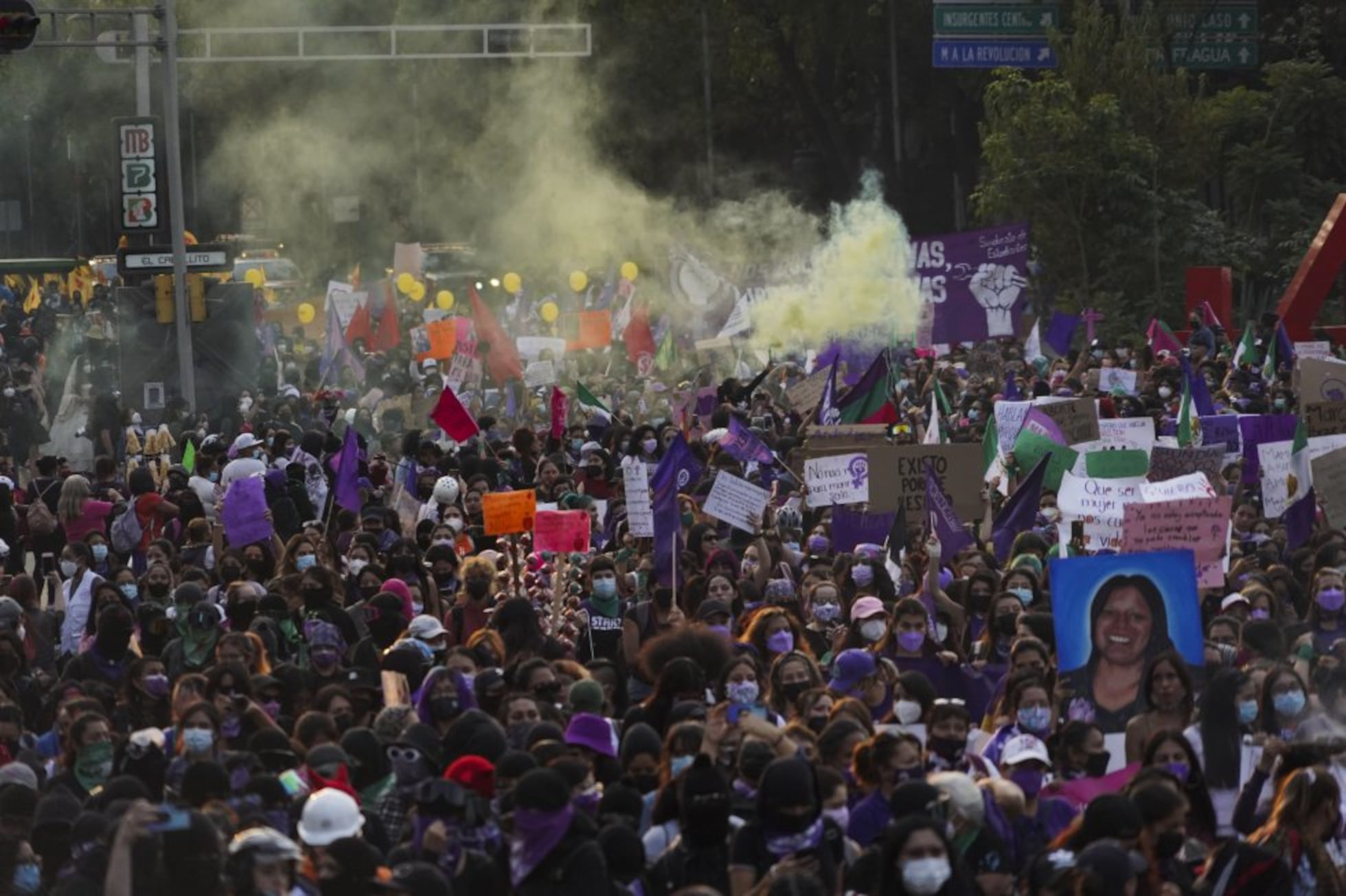 La marcha del 25-N de Ciudad de México, en imágenes | Fotos | Fotos ...
