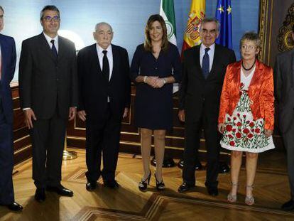 Alonso, Clouzar, Álvarez, Díaz, Merry del Val, Víboras y De Lara.