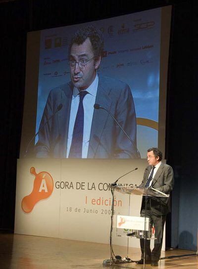 Manuel Polanco, durante su intervención.