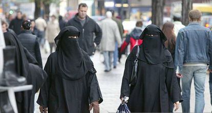 Mujeres con niqab en Munich.