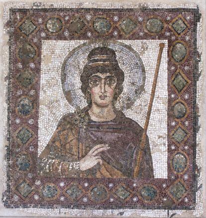 'Nuestra Señora de Cartago', mosaico (siglos IV-V)