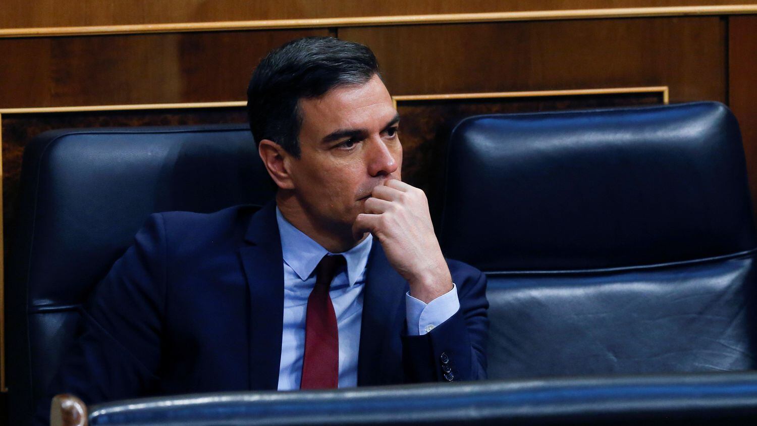 Pedro Sánchez, este miércoles durante el debate de la prórroga del estado de alarma en el Congreso.