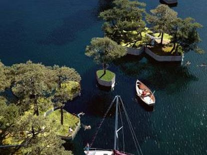 Islas flotantes diseñadas por Studio Fokstrot y Marshall Blecher.