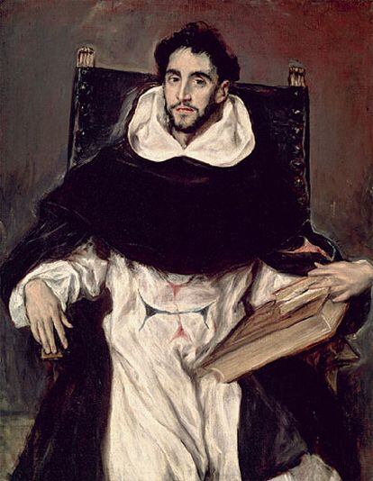 <i>Fray Hortensio Félix Paravicino</i> (1609), de El Greco. Una de las obras maestras pintadas en su última etapa.