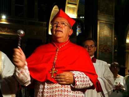 El cardenal Jean-Pierre Ricard, arzobispo emérito de Burdeos, en una imagen tomada en 2006 en Roma.