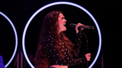 Actuación de Amaia en el festival.