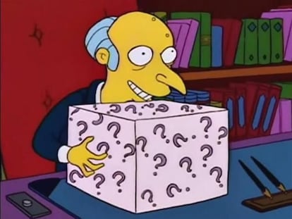 El señor Burns en un fotograma de la serie 'Los Simpson'.