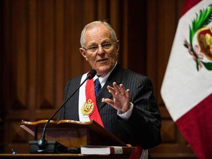 El presidente, Pedro Pablo Kuczynski, en julio.