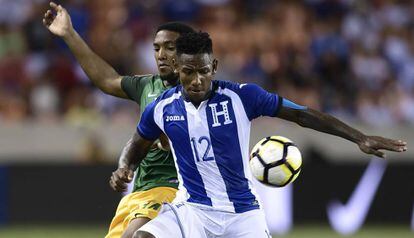 El hondureño Romell Quito en un partido de la Copa Oro