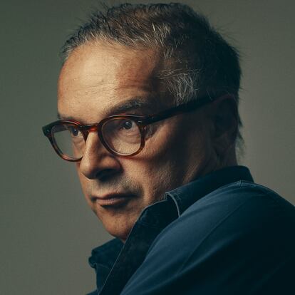 Orlando Figes, autor de 'Los europeos', en la sede de la editorial Penguin Random House, en Madrid.