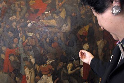 <i>El vino de la fiesta de San Martín,</i> de Pieter Brueghel, <i>El Viejo,</i> descubierta por el museo del Prado.