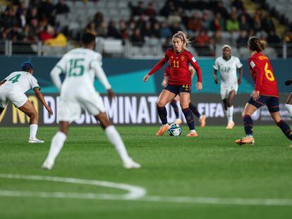 Alexia Putellas, en el partido de España ante Zambia en el Mundial.