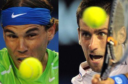 Nadal y Djokovic, frente a frente.