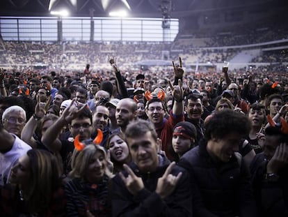 Público en el concierto de ACDC en Sevilla.