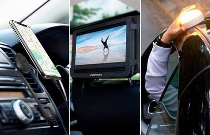 Gadgets y accesorios para viajar en coche más cómodo y seguro