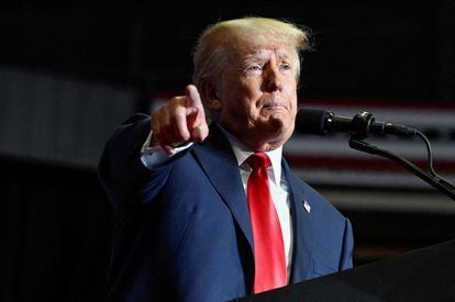 Donald Trump, durante un mitin el pasado 17 de septiembre en Youngstown, (Ohio).