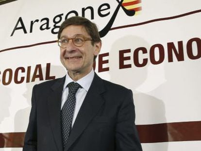 El presidente de Bankia, Jos&eacute; Ignacio Goirigolzarri, durante su participaci&oacute;n en el Foro Aragonex.