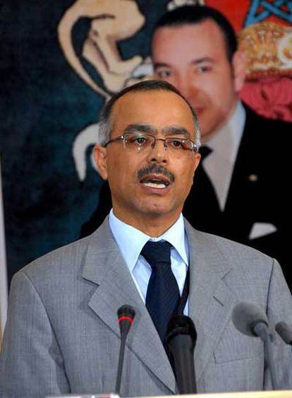 El ministro de Interior, Chakib Benmussa, el viernes en Rabat.