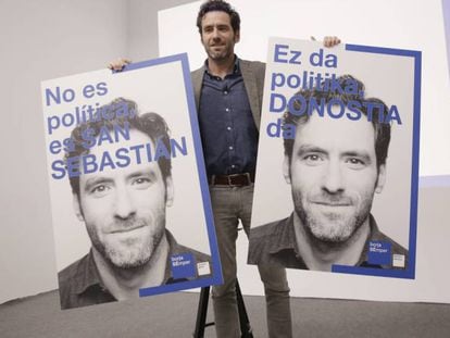 Borja Sémper, presenta su candidatura a la alcaldía de San Sebastián por el PP.