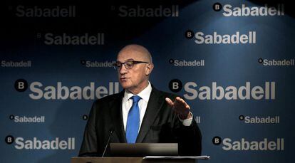 El presidente de Banco Sabadell, Josep Oliu.