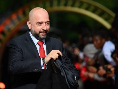 Gerard López durante la gala del sindicato de futbolistas de Francia, en mayo de 2019.